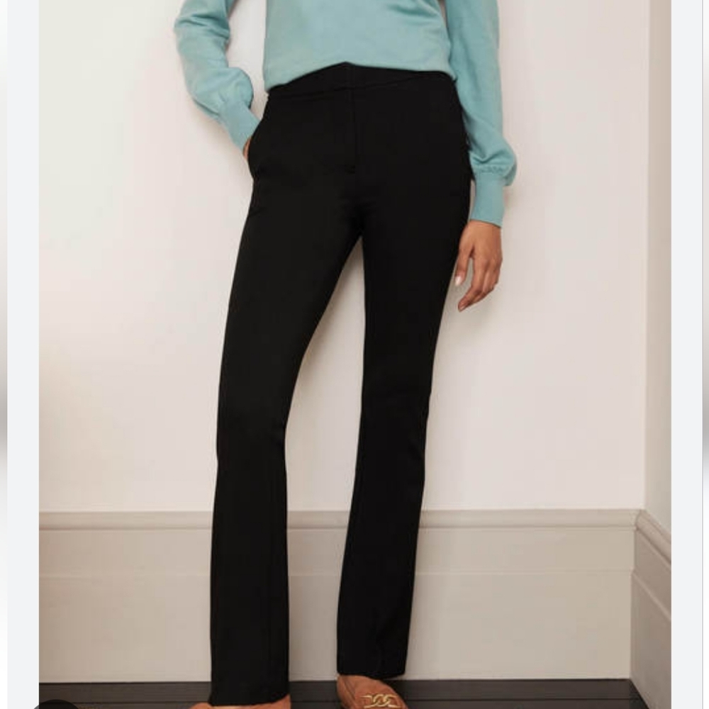 Boden Black Hampshire Bootcut Pants